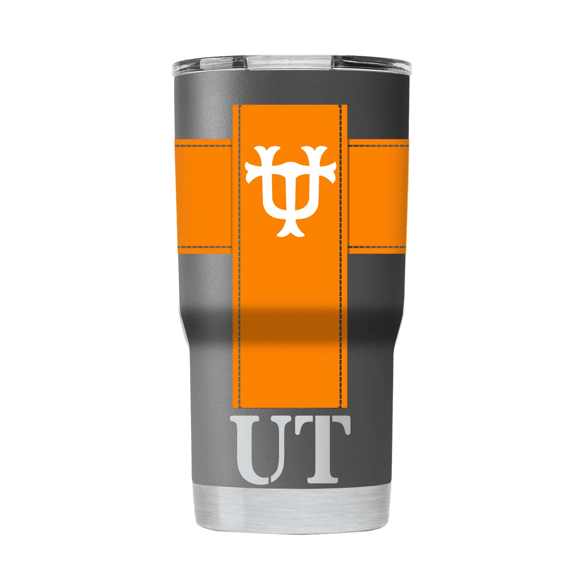 20 oz Gametime Sidekicks UT 360 Orange Stripe w/ Star - The Volunteer Club