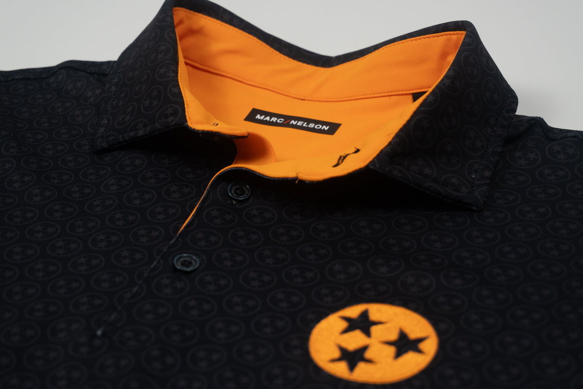 Dark Mode Tri Star Polo
