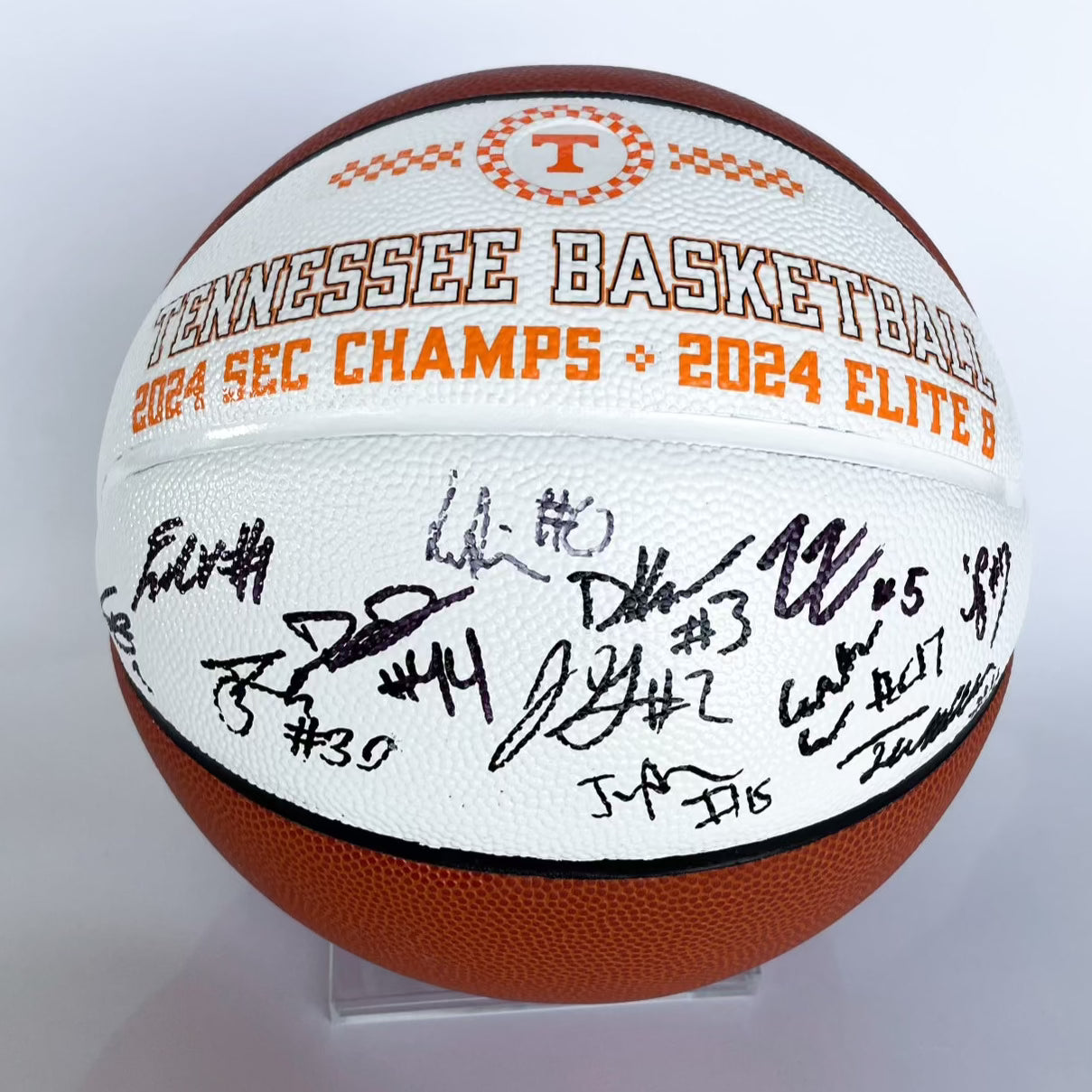2024 Team Signed SEC Champs and Elite 8 Autographed Basketball