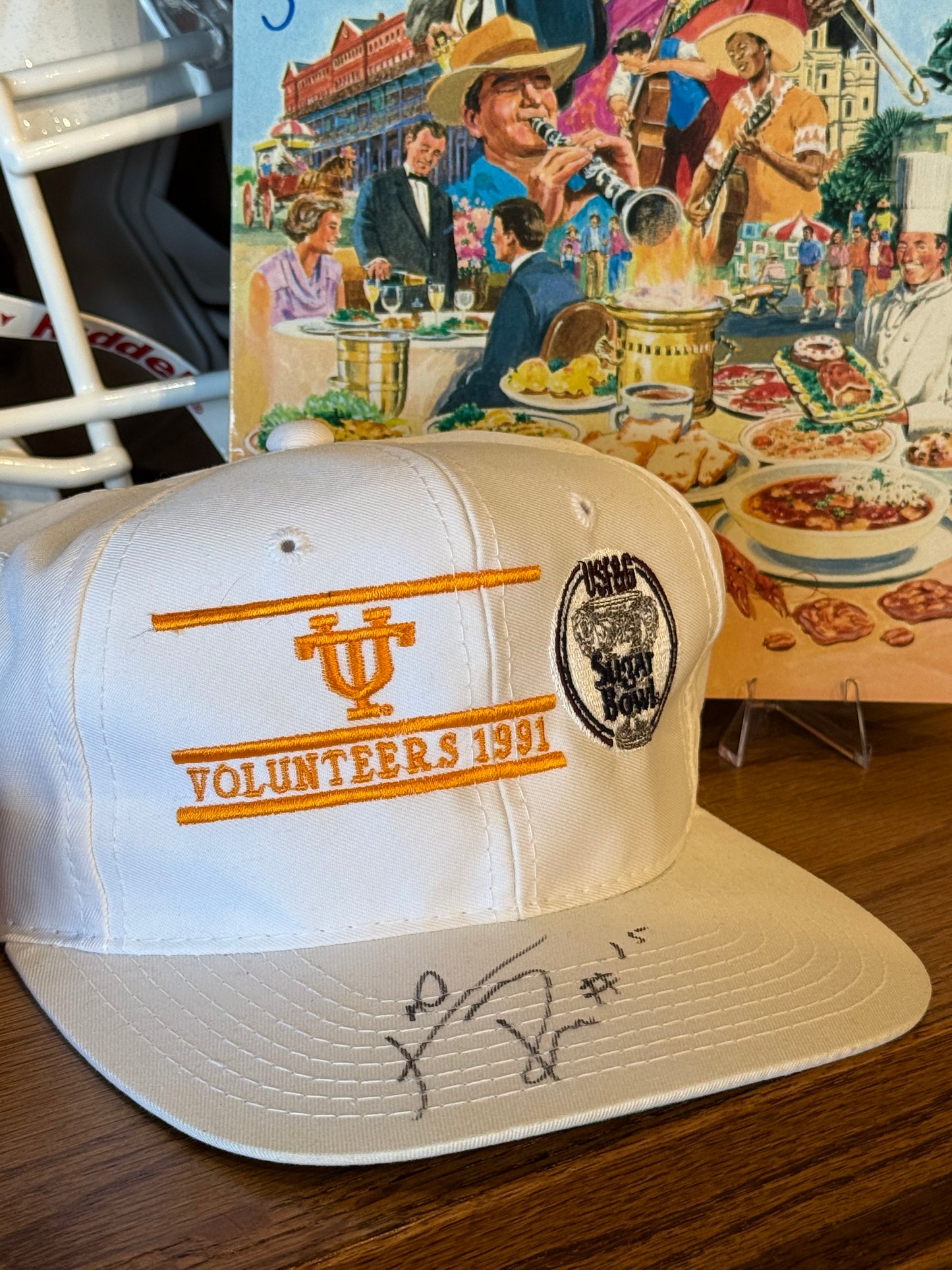 Carl Pickens Autographed Sugar Bowl Hat