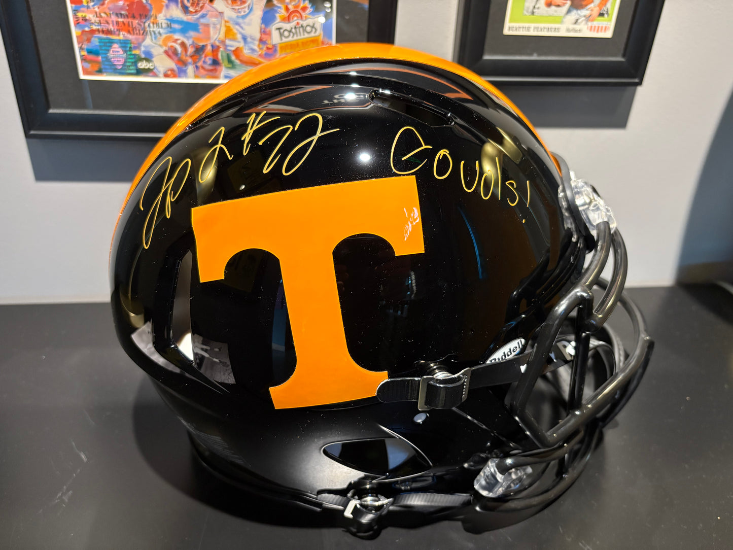 James Pearce Jr. Autographed Full-Size Authentic Speed Football Helmet