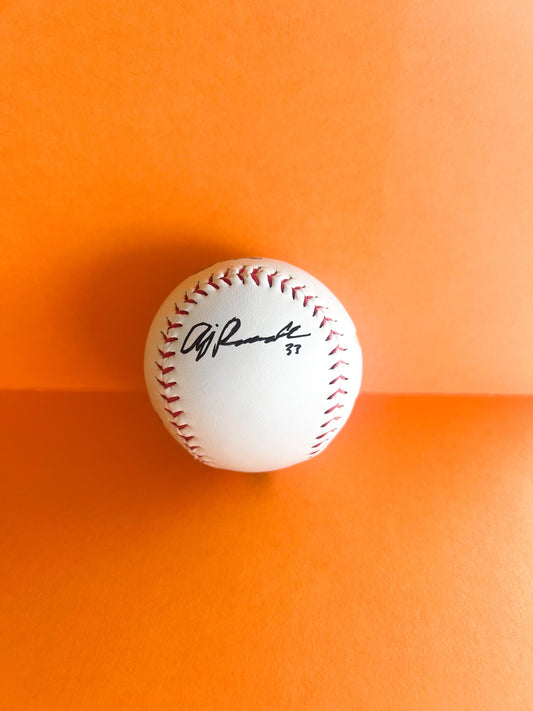AJ Russell Autographed Baseball