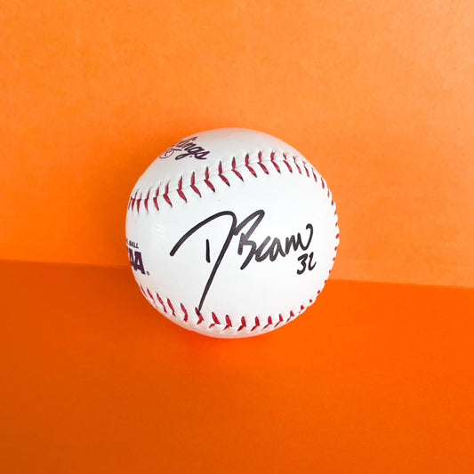 Drew Beam Autographed Baseball