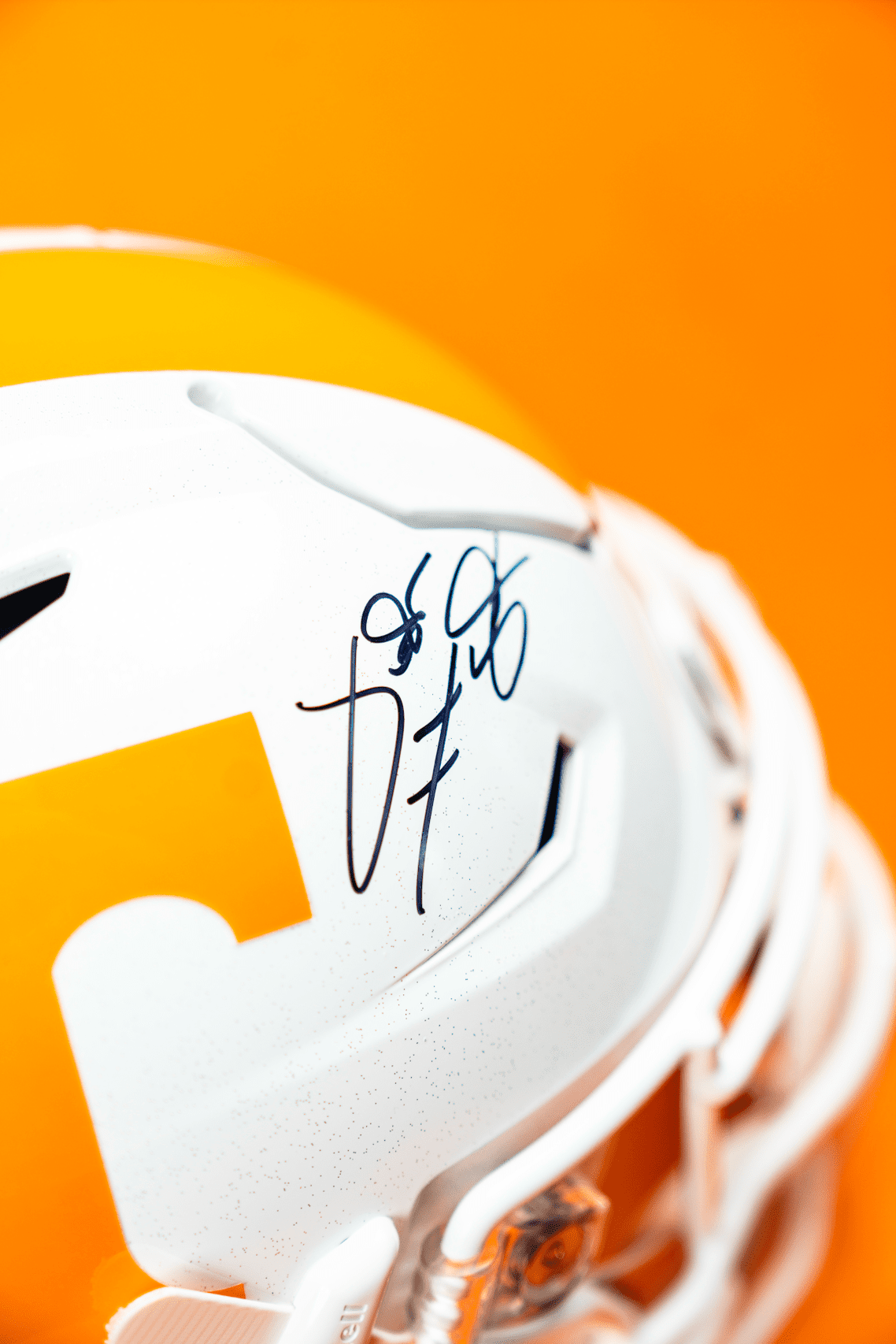 Coach Josh Heupel Autographed Game Model Tennessee Helmet - The Volunteer Club
