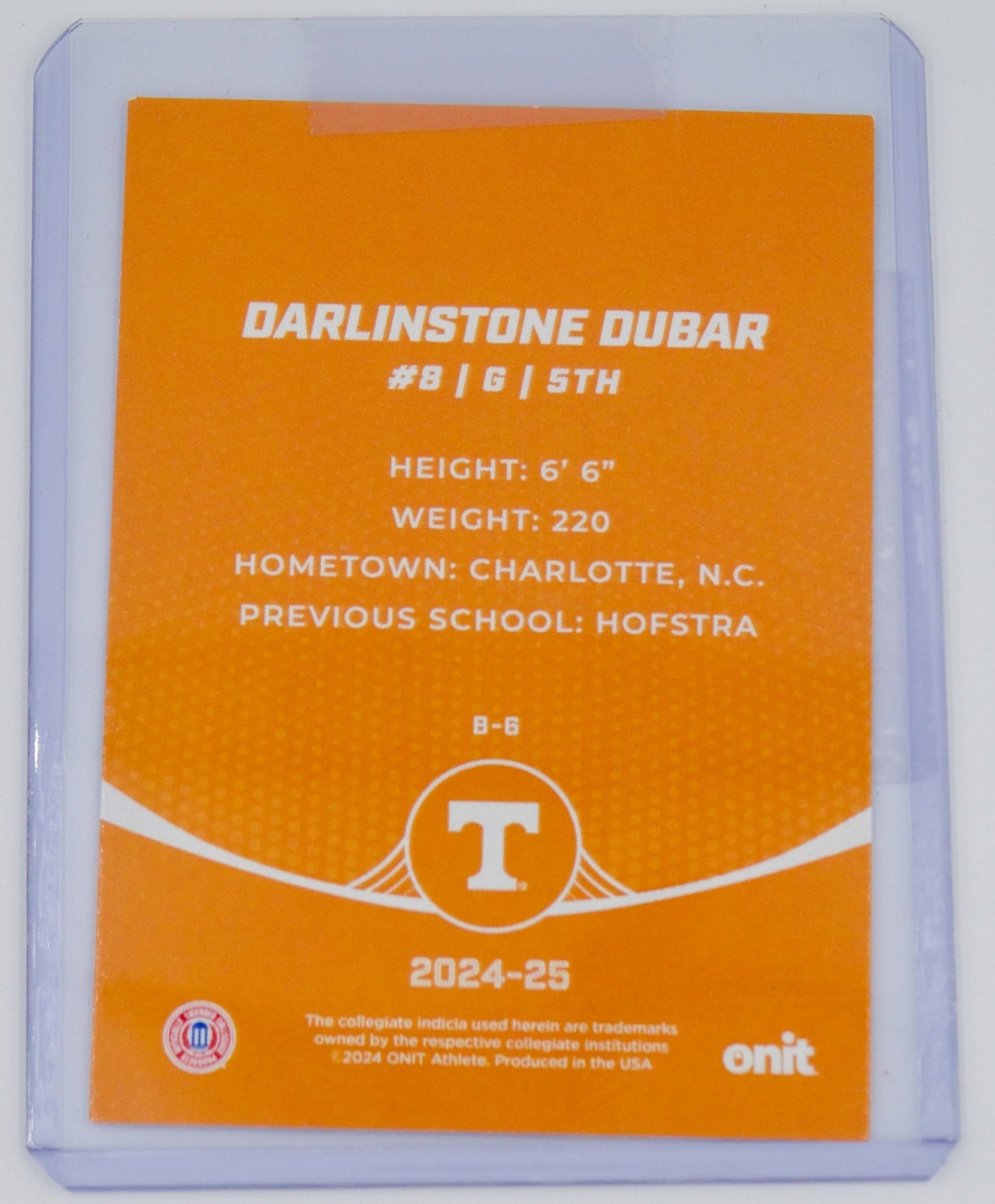 Darlinstone Dubar Autographed ONIT Series - The Volunteer Club