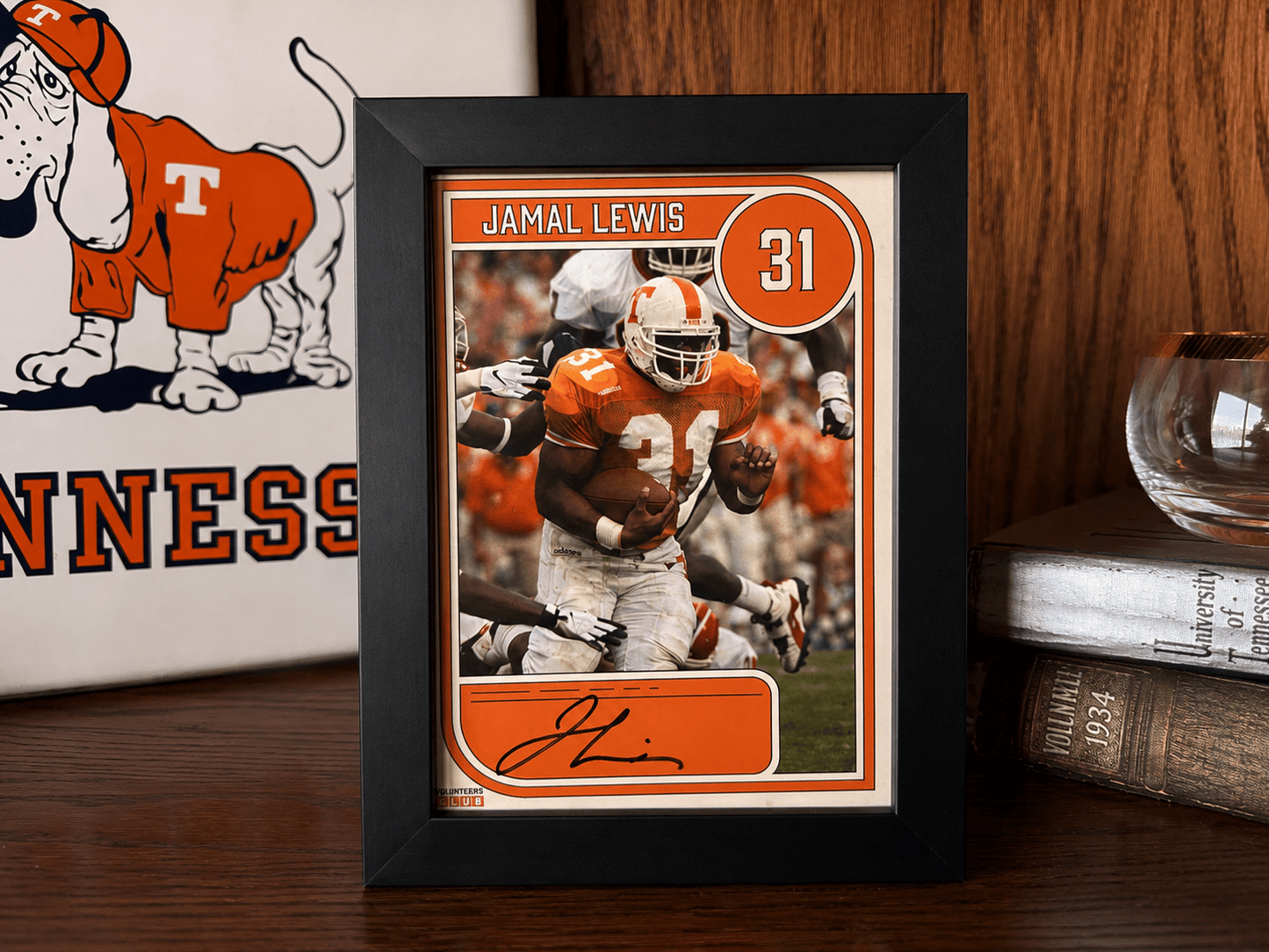 Jamal Lewis Autographed 5x7 - The Volunteer Club