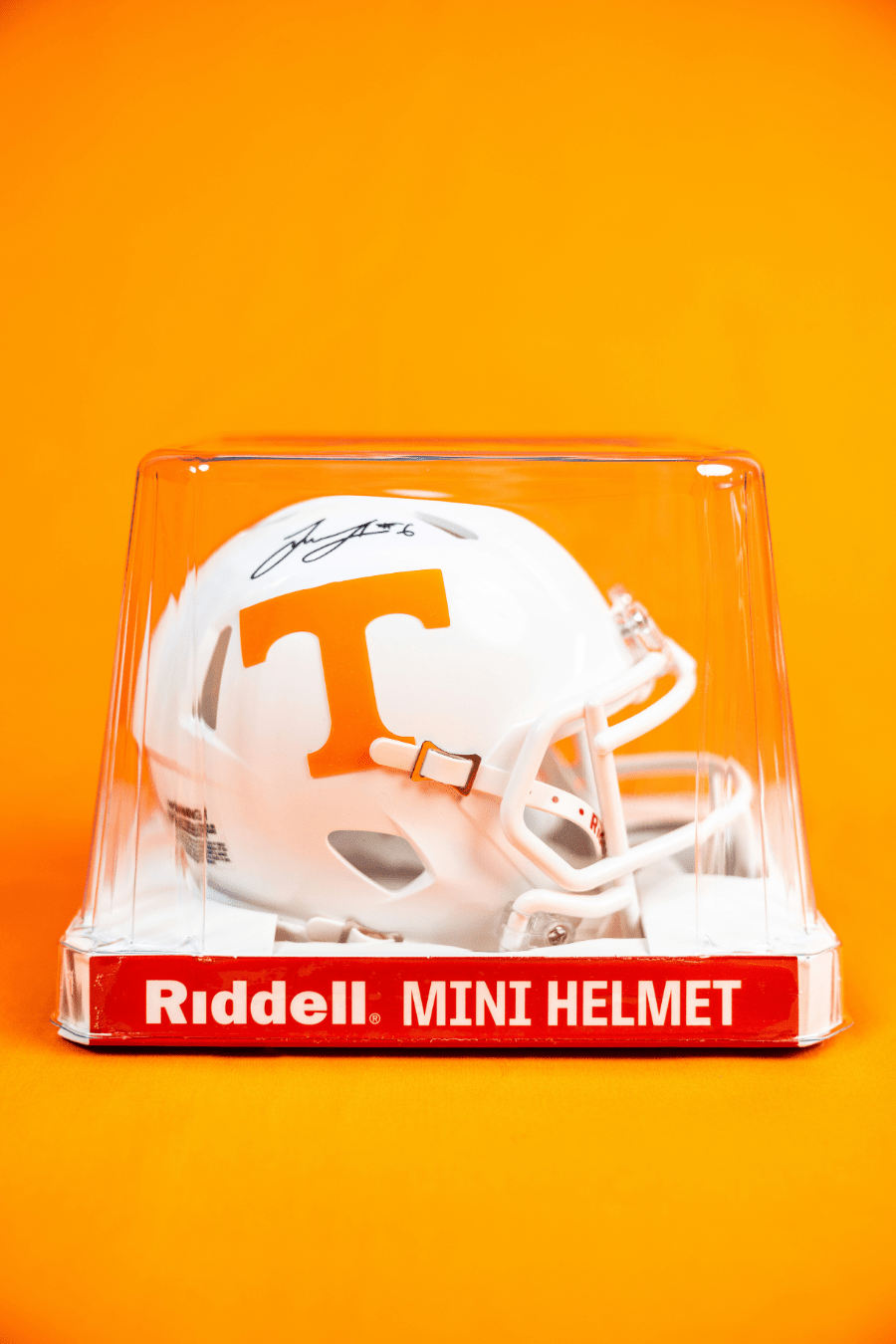 autographed football mini helmets Joey Aguilar Autographed Mini Helmet