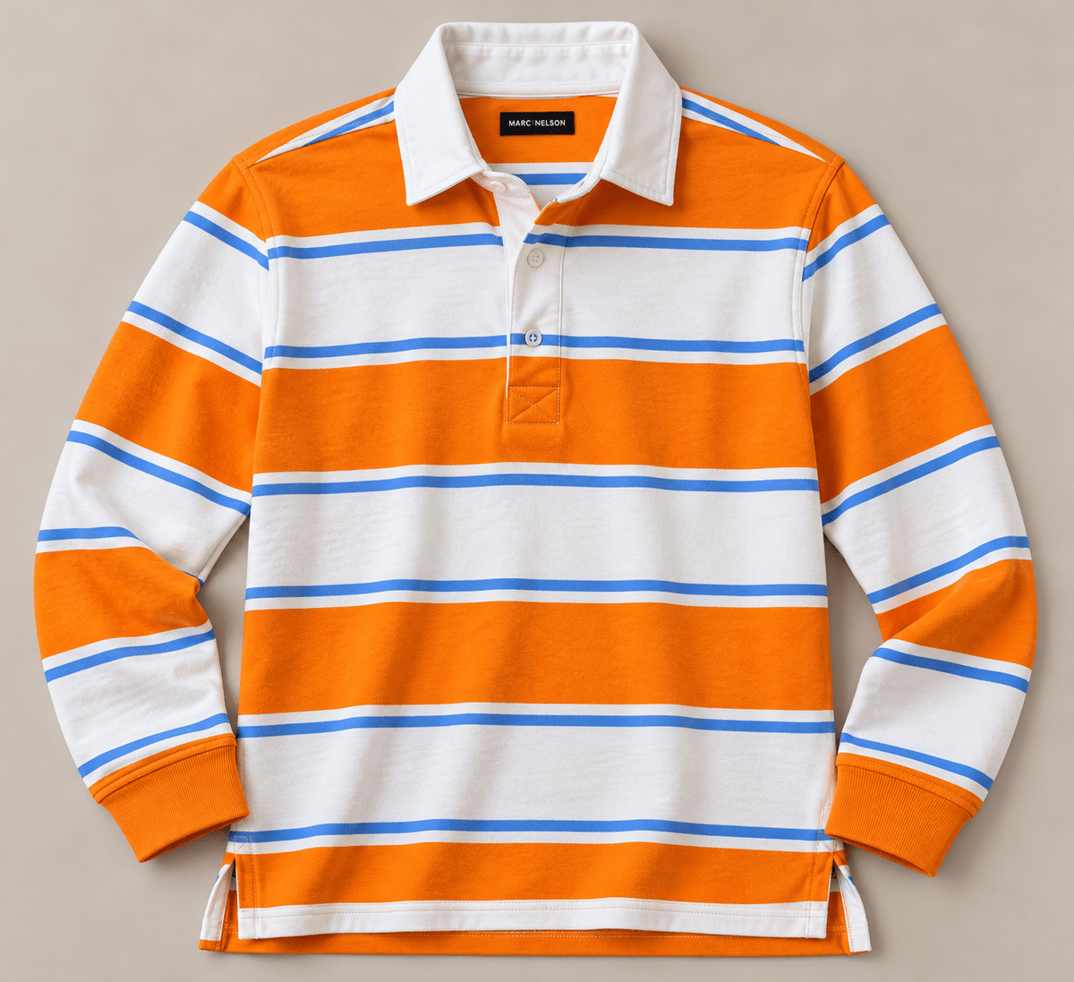 Tennessee Tri-Stripe Rugby Shirt – Orange, White & Blue - The Volunteer Club