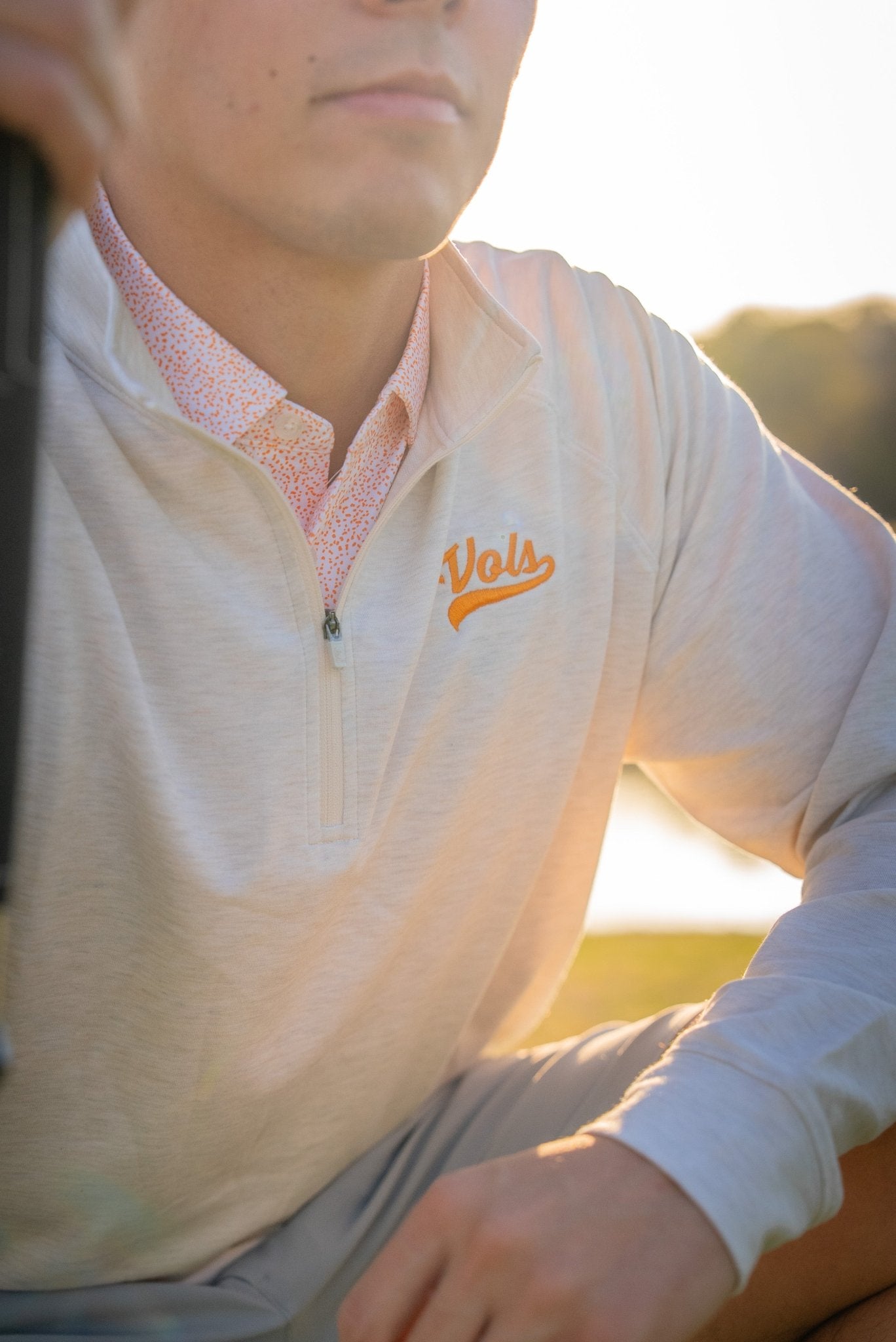 Turtleson Script Vols Quarter Zip - The Volunteer Club