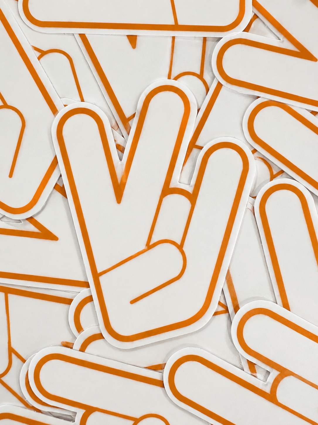 Vol Hand Sign Sticker - The Volunteer Club