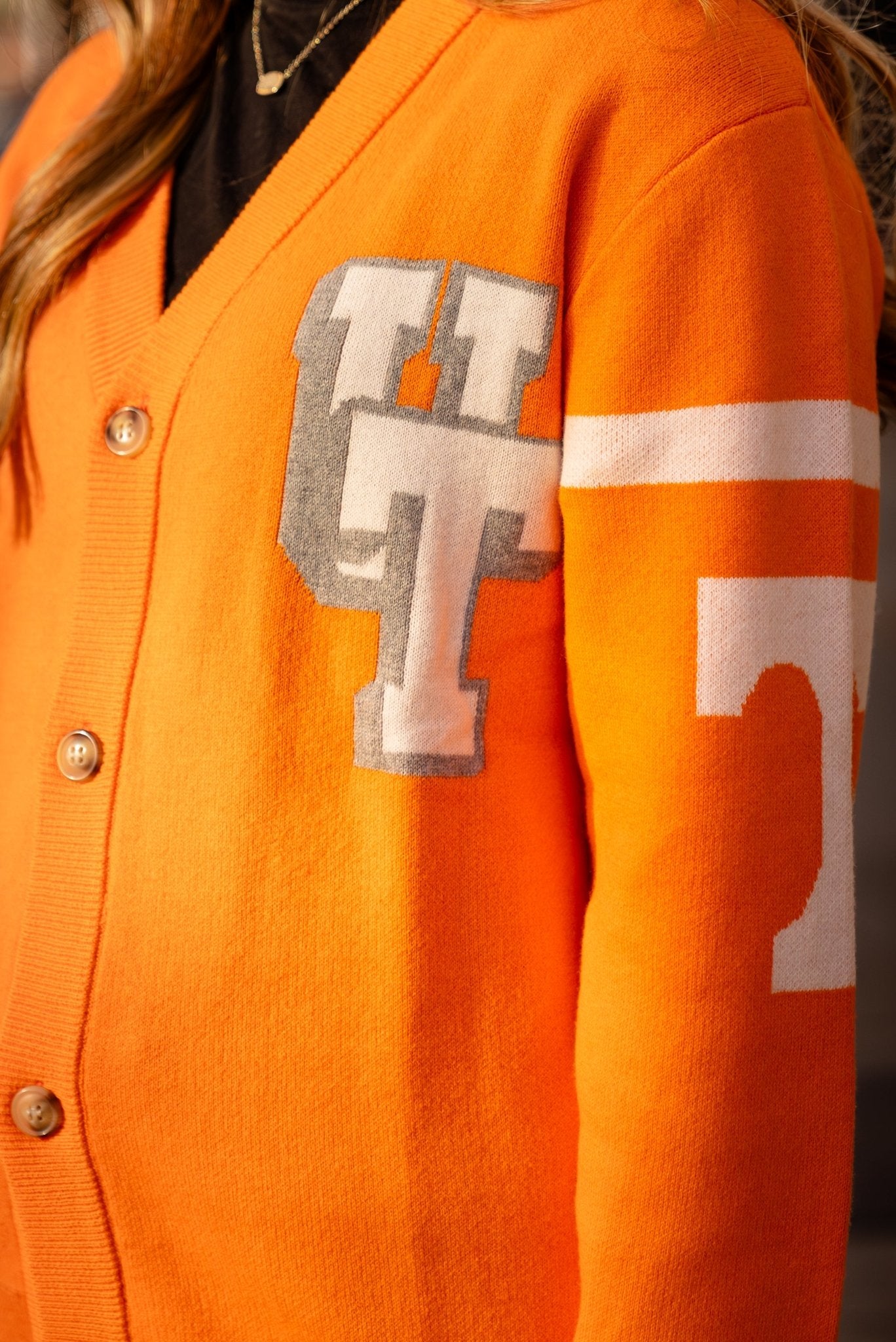Volunteer Club x Hippy Feet Vintage UT Button Down Cardigan - The Volunteer Club