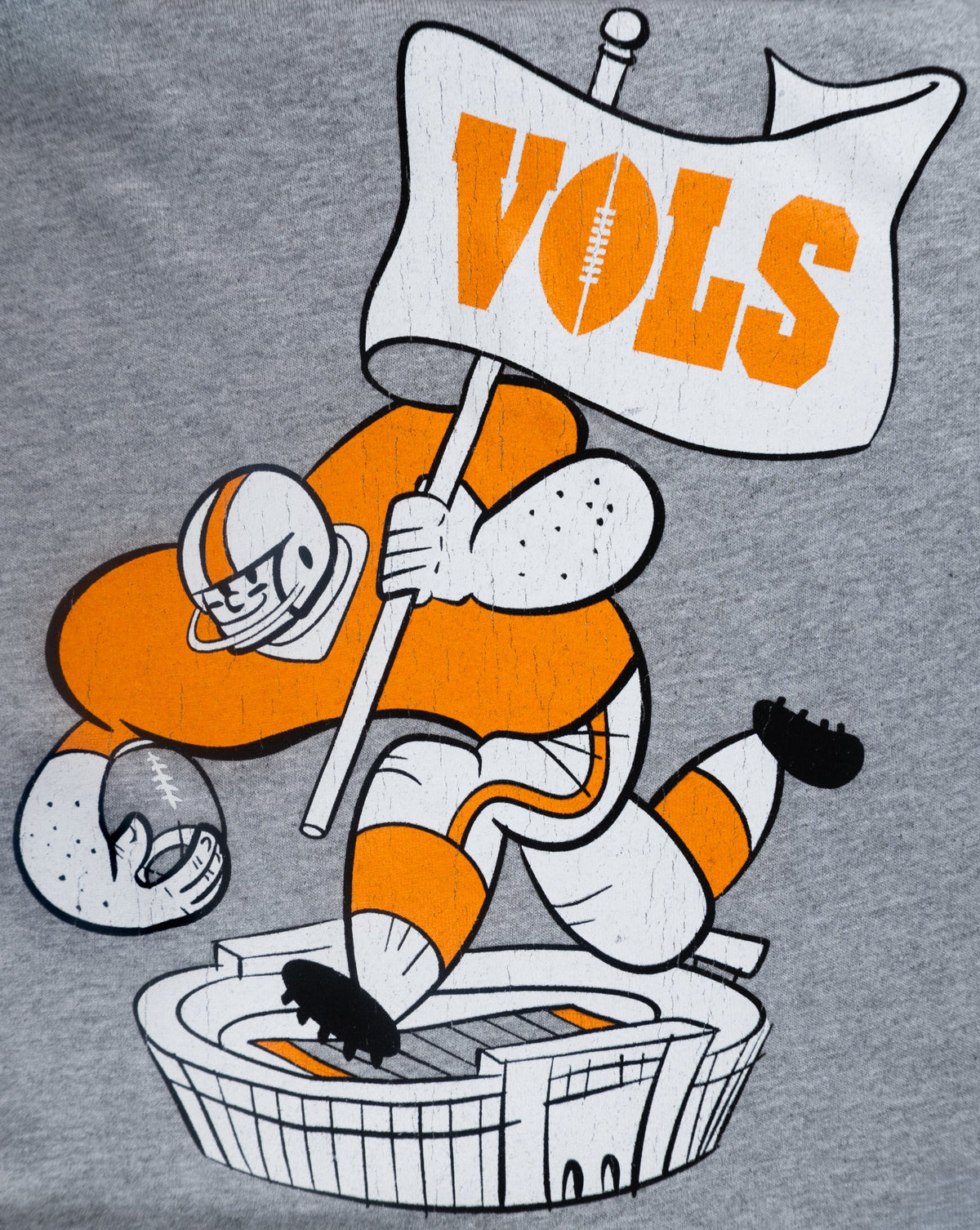 Youth Vols Football Player tee - The Volunteer Club