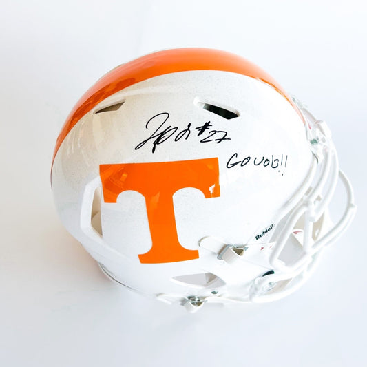 James Pearce Jr. Autographed Full-Size Authentic Speed Helmet