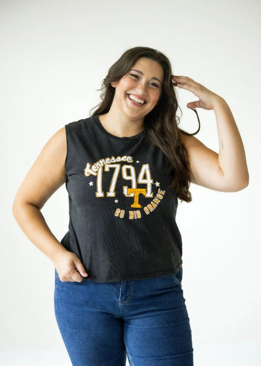 1794 Washed Black Tank - The Volunteer Club