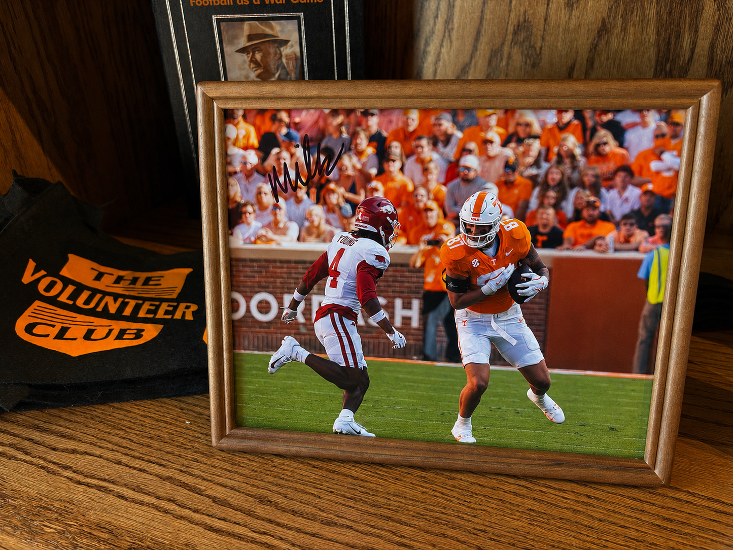 Miles Kitselman Autographed 8x10 vs Arkansas