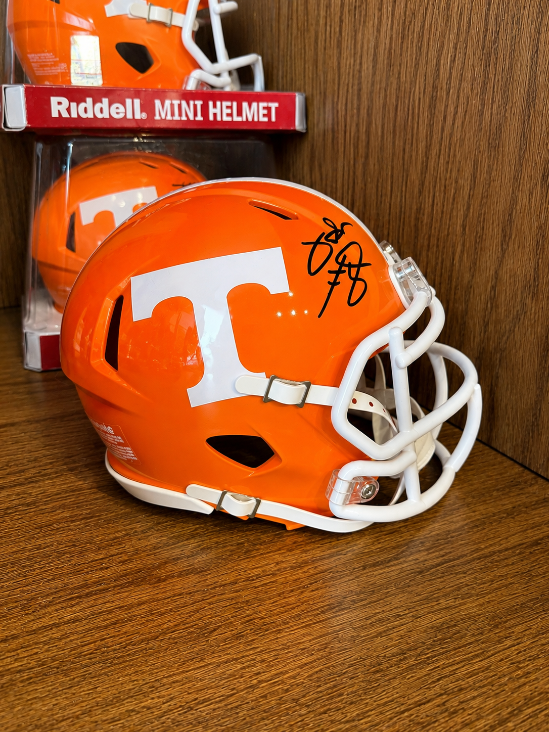 Josh Heupel Autographed Mini Helmet