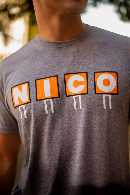 Adult Nico Stadium Letters T-Shirt