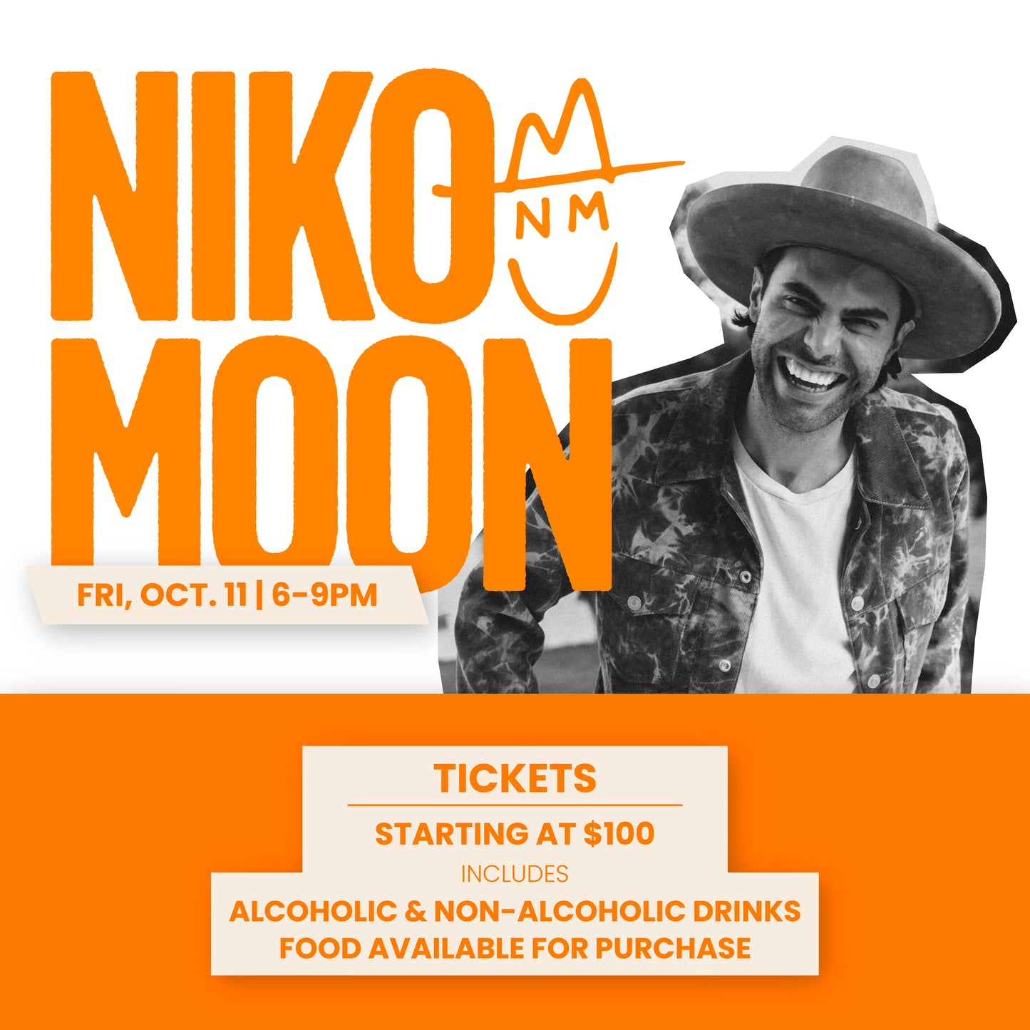 Niko Moon Concert Ticket