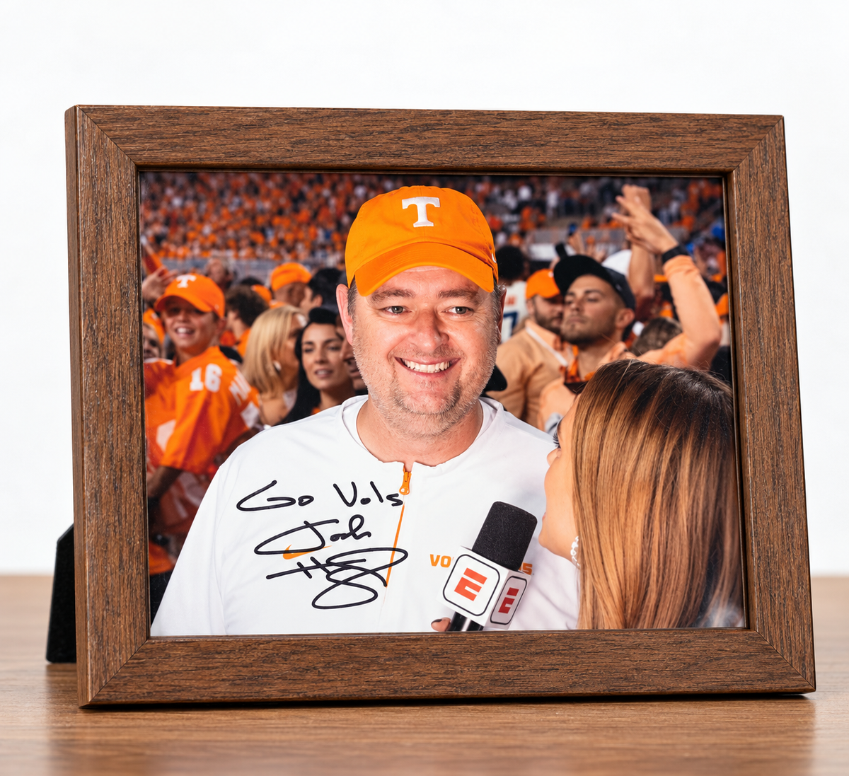 Coach Josh Heupel Autographed 8x10