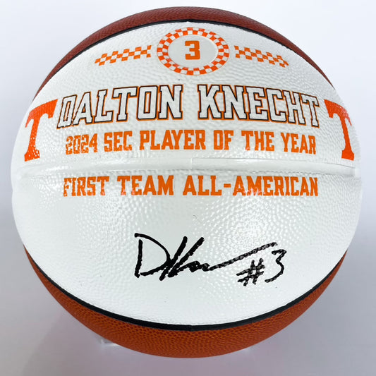Dalton Knecht SEC POY Autographed Basketball