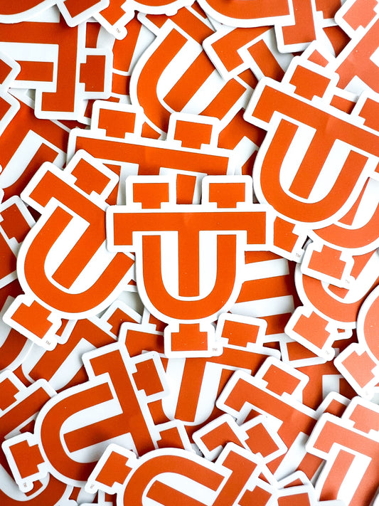 Interlocking UT Sticker