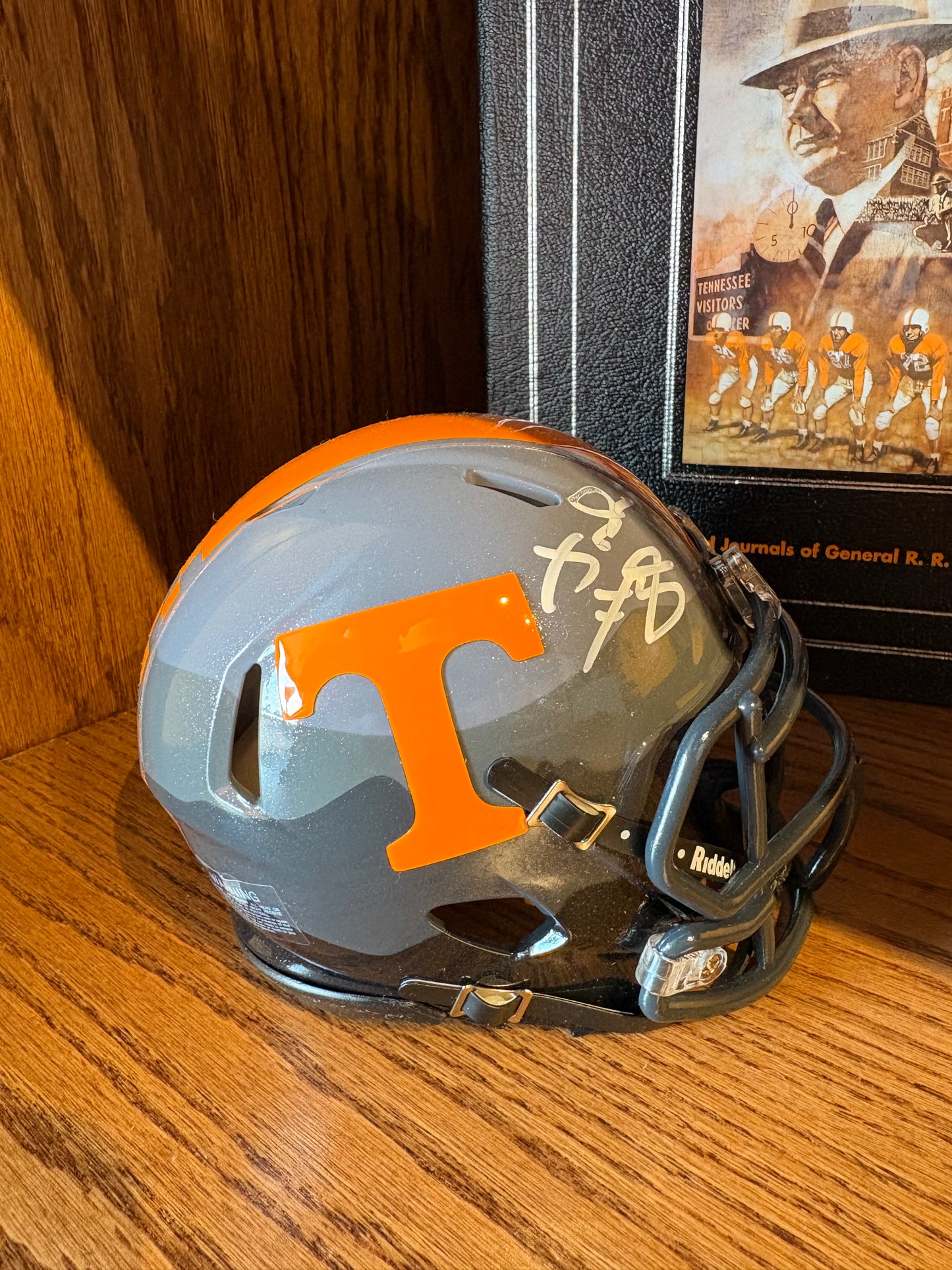 Josh Heupel Autographed Mini Helmet