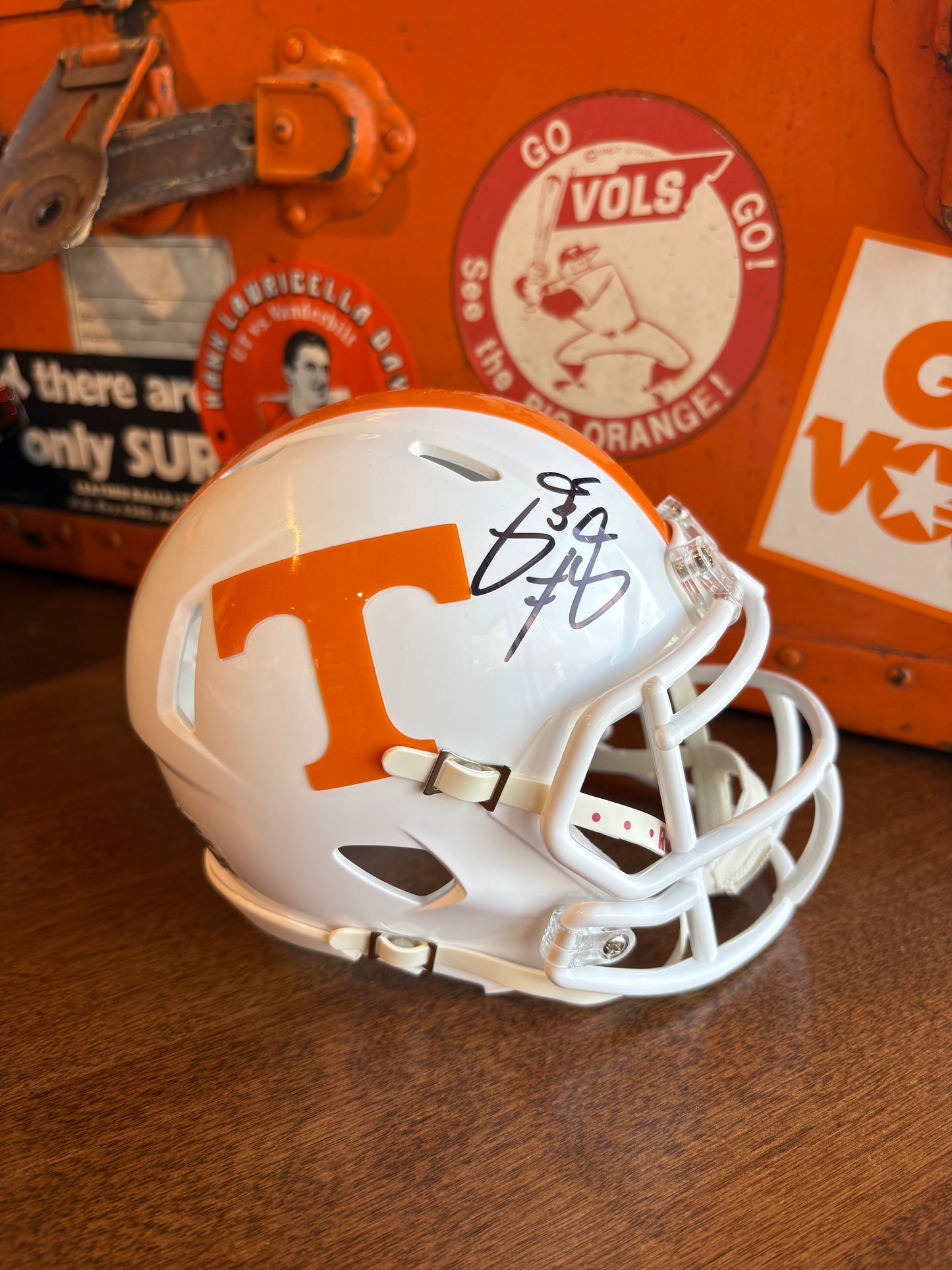 Josh Heupel Autographed Mini Helmet