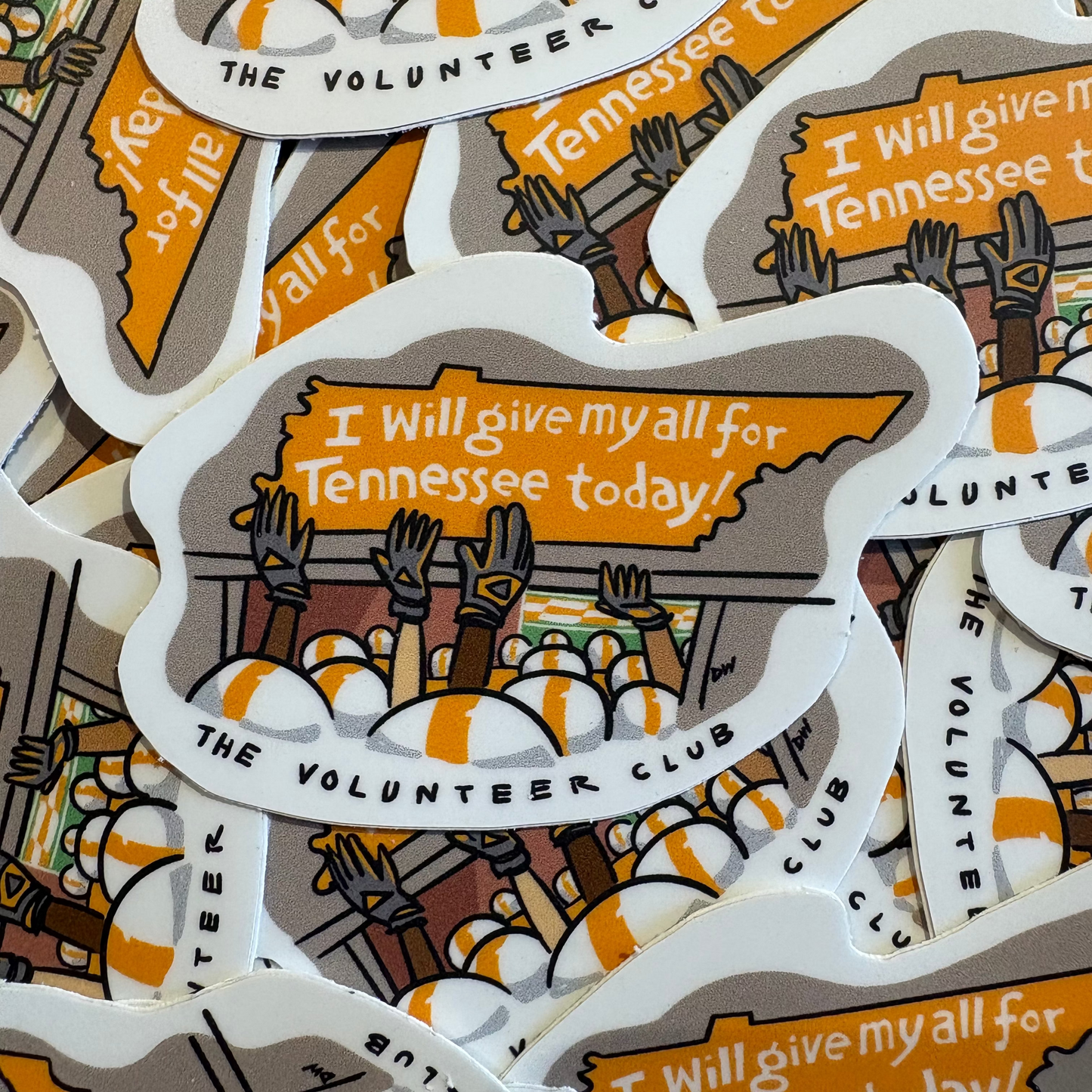 I Will Give My All Sticker