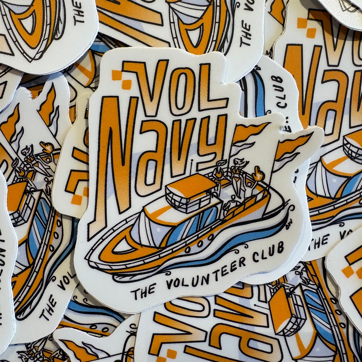 Vol Navy Sticker