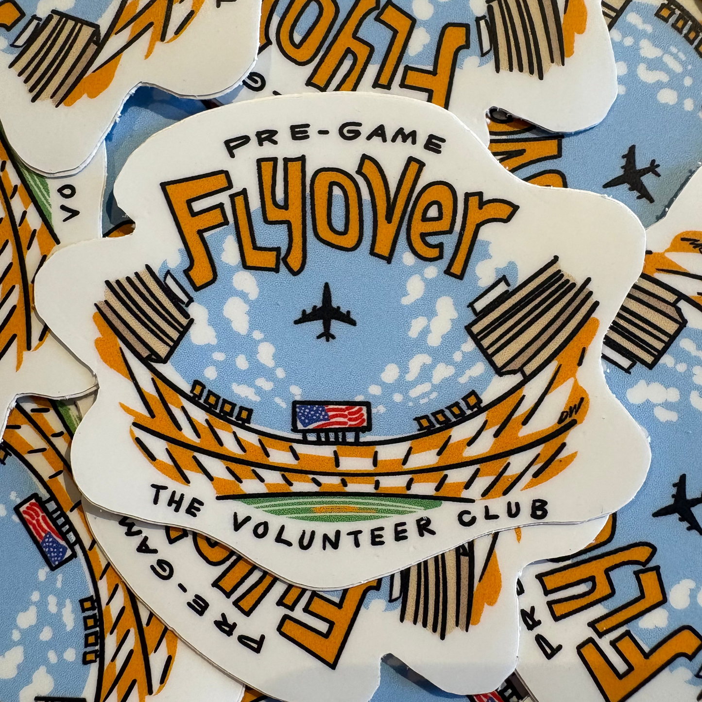 Pre-game Flyover Sticker