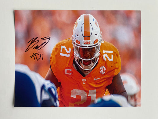 Omari Thomas Autographed 8x10