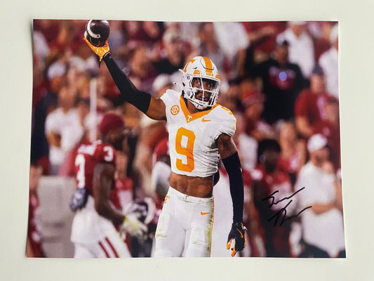 Jakobe Thomas Autographed 8x10