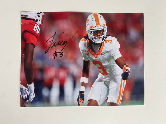 Jermod McCoy Autographed 8x10