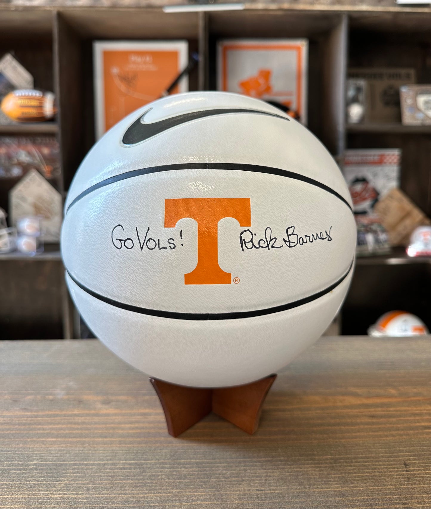 Coach Rick Barnes Autographed Basketball