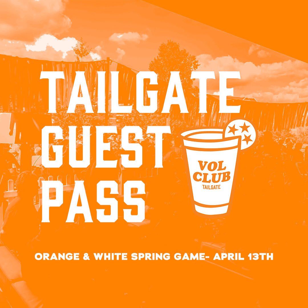 Orange & White Game Tailgate Guest Pass The Volunteer Club