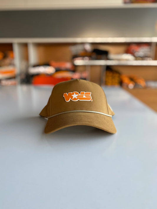 Branded Bills Wheat Canvas Star Vols Hat - The Volunteer Club