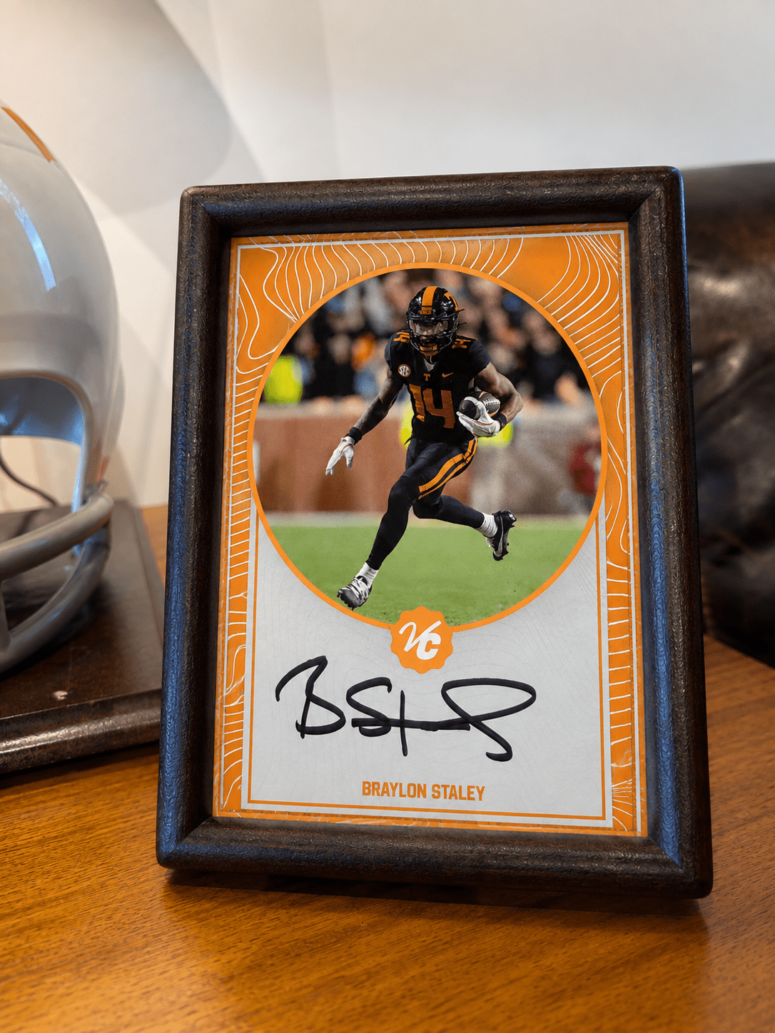 Braylon Staley Autographed 5x7 - The Volunteer Club