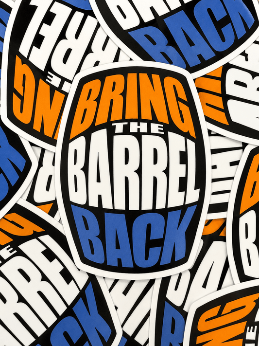 Bring the Barrel Back Sticker - The Volunteer Club