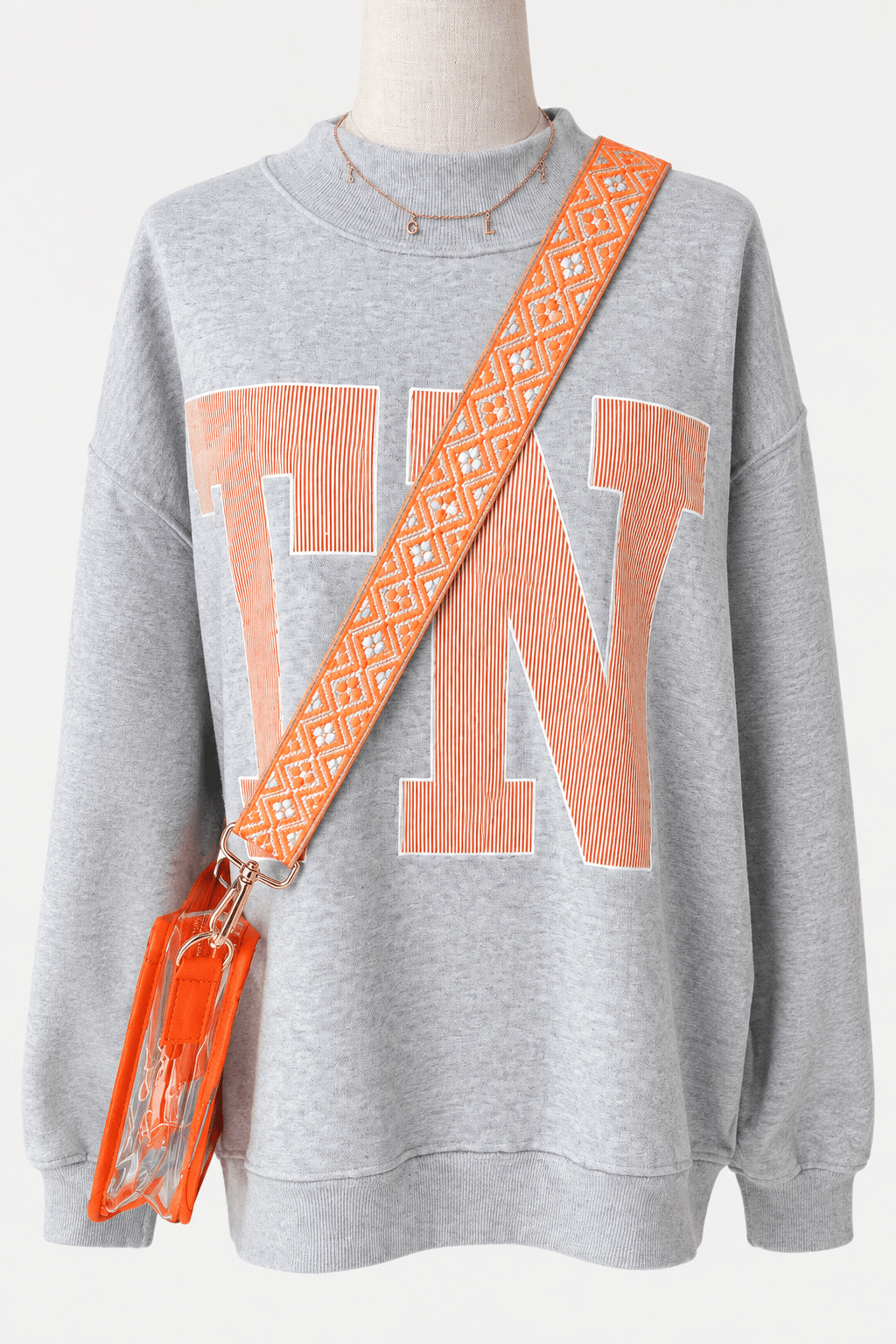 Diamond Patterned Gameday Bag Strap - 1.5" - The Volunteer Club