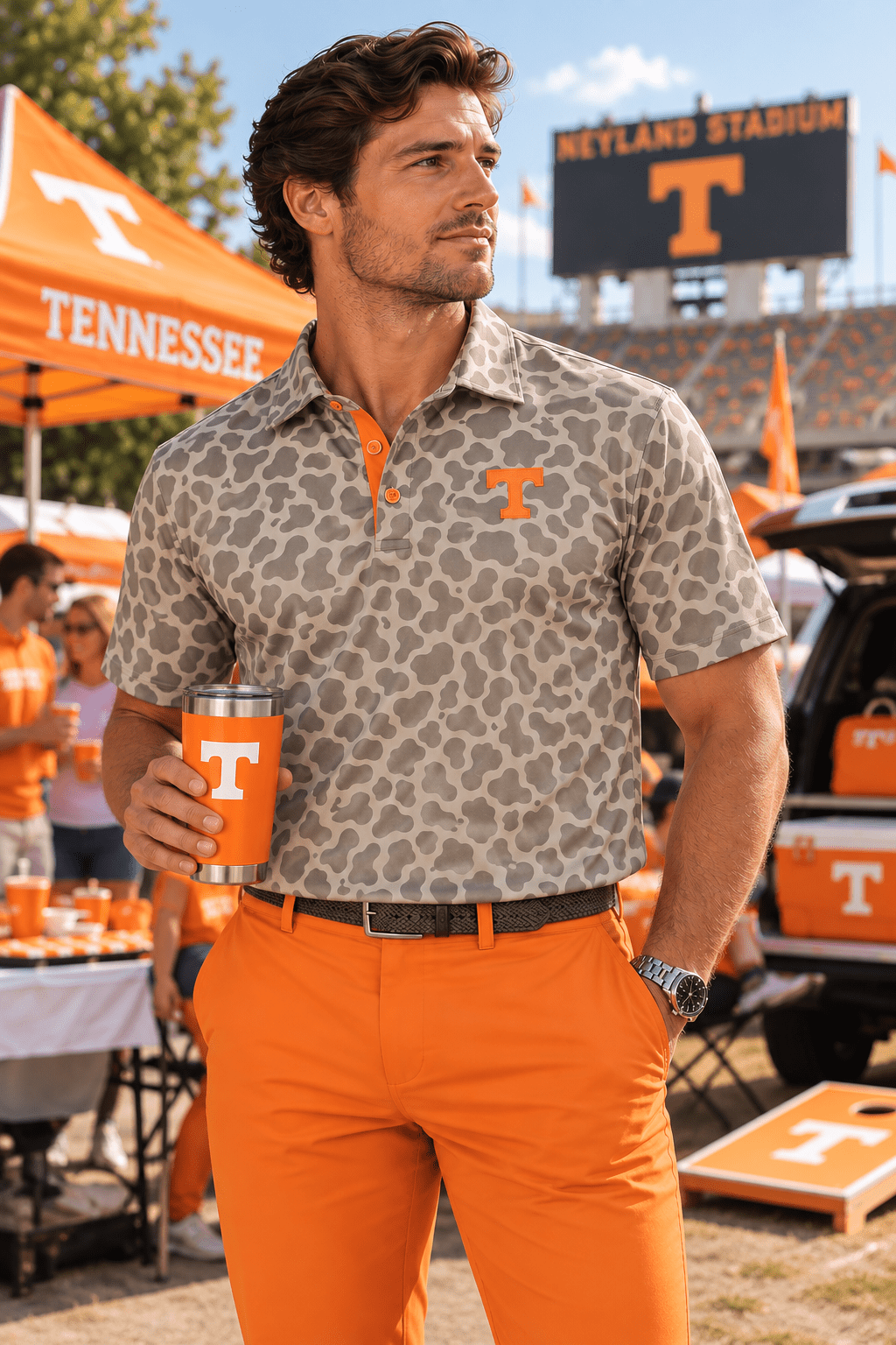 Howlin Hickory Power T Performance Polo - The Volunteer Club
