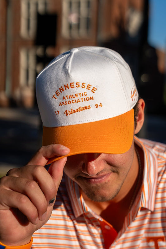 Huega House White Tennessee Volunteers Athletic Association Hat - The Volunteer Club