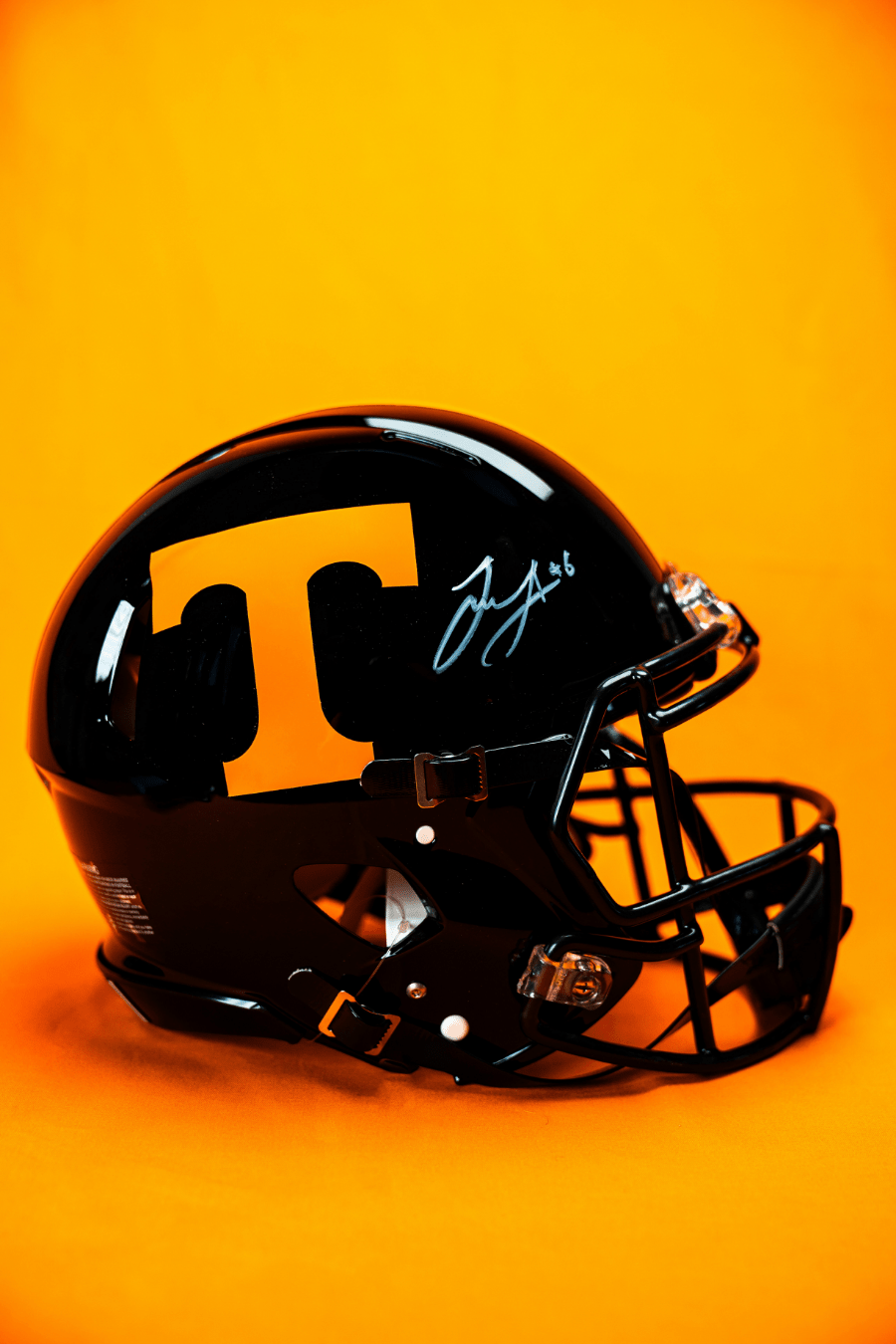 authentic university of tennessee football helmet Joey Aguilar Autographed Authentic Helmet