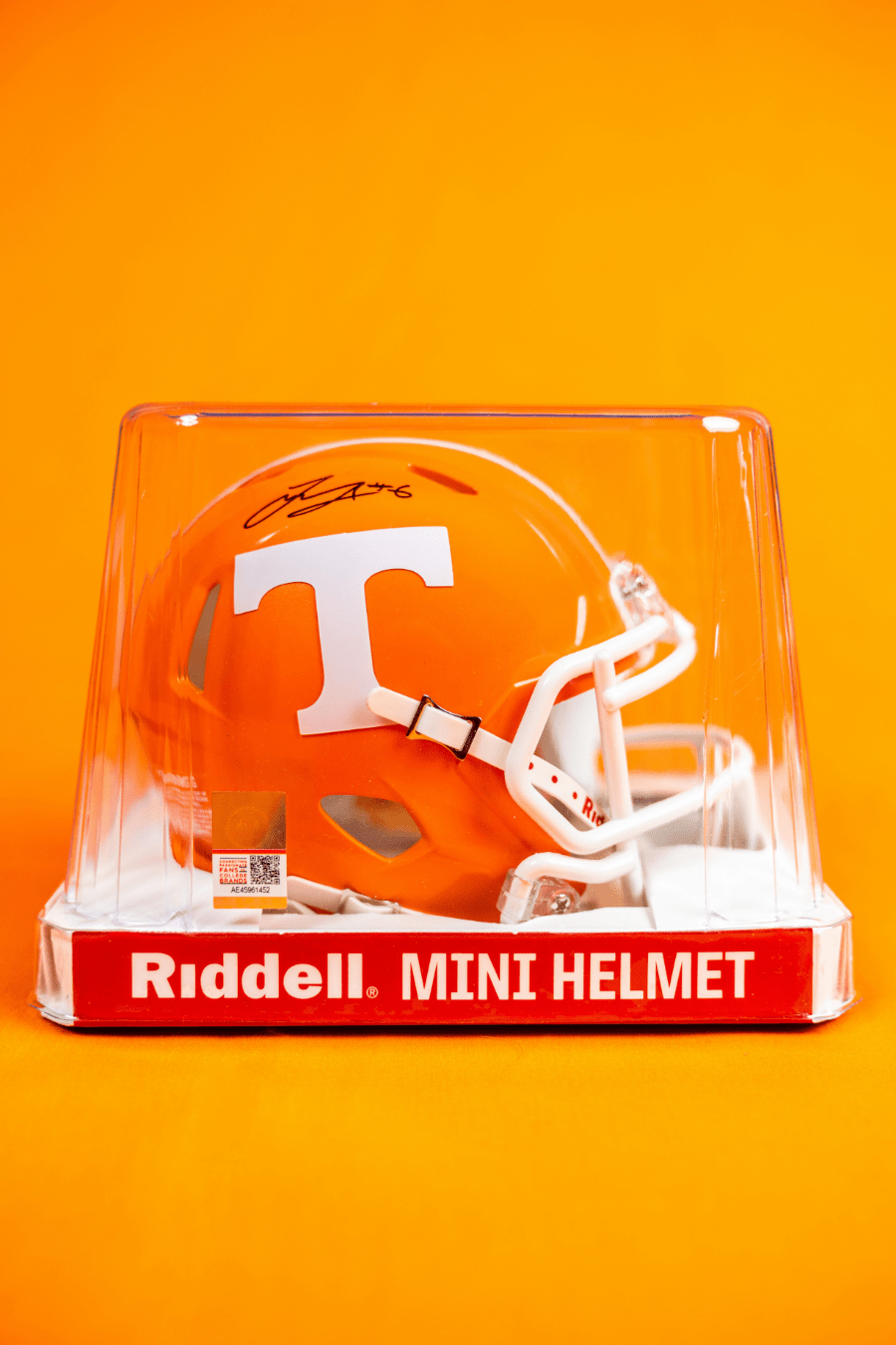 Joey Aguilar Autographed Mini Helmet - The Volunteer Club