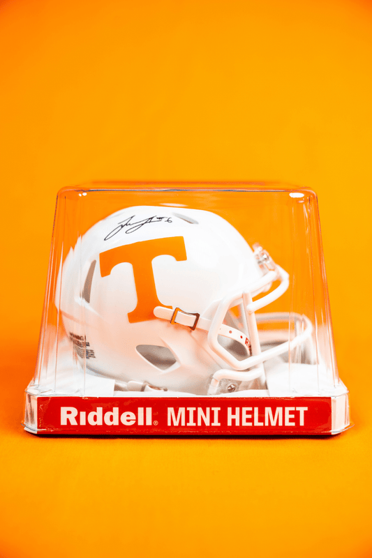 Joey Aguilar Autographed Mini Helmet - The Volunteer Club