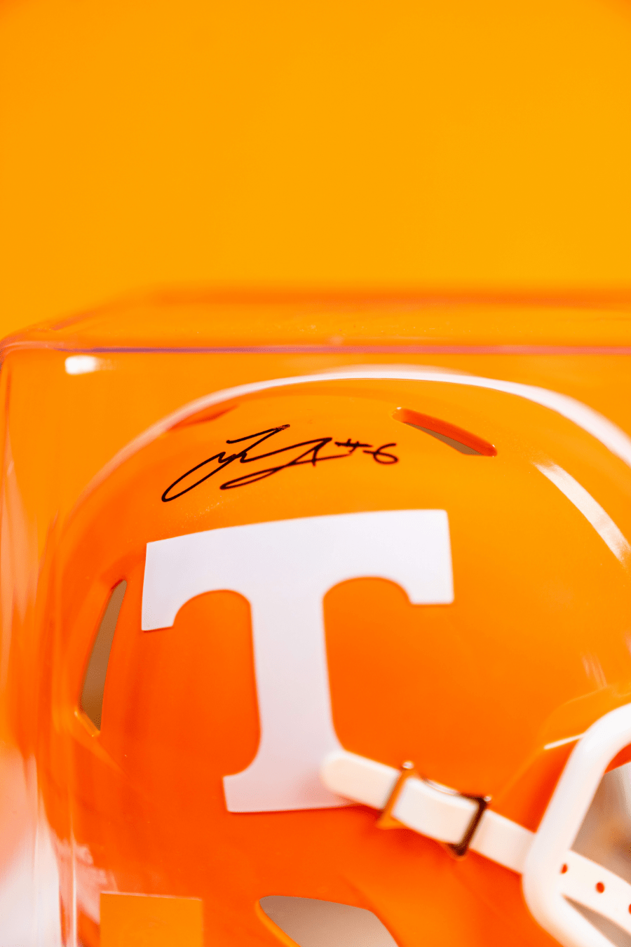 Joey Aguilar Autographed Mini Helmet - The Volunteer Club