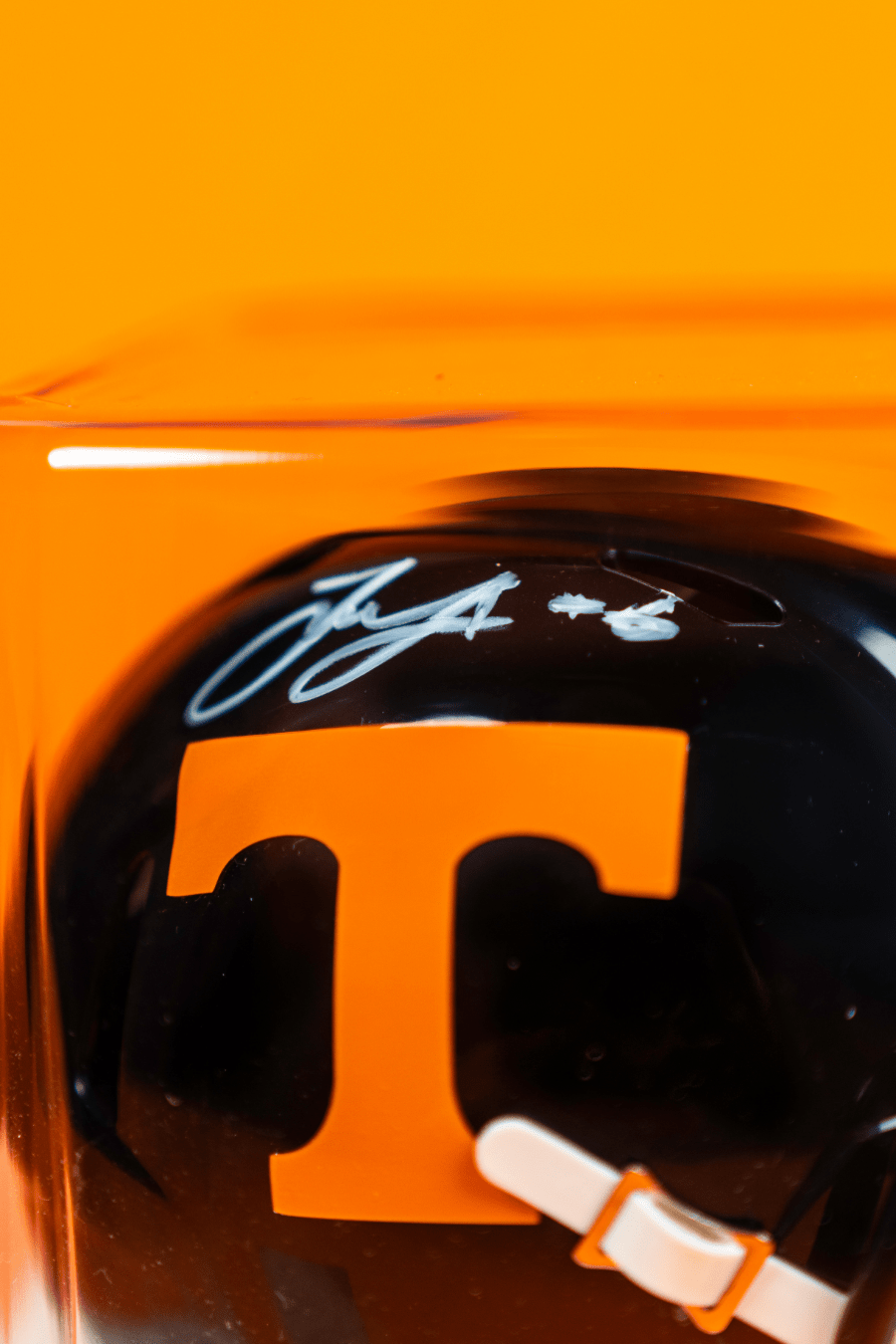 Joey Aguilar Autographed Mini Helmet - The Volunteer Club