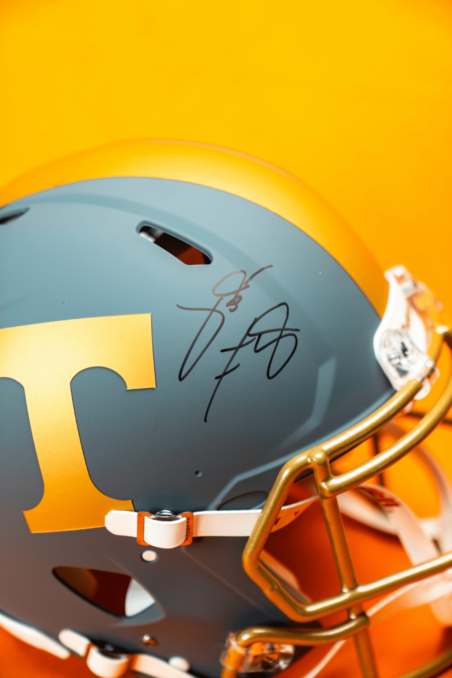 Josh Heupel Autographed Authentic Tennessee Helmet - The Volunteer Club