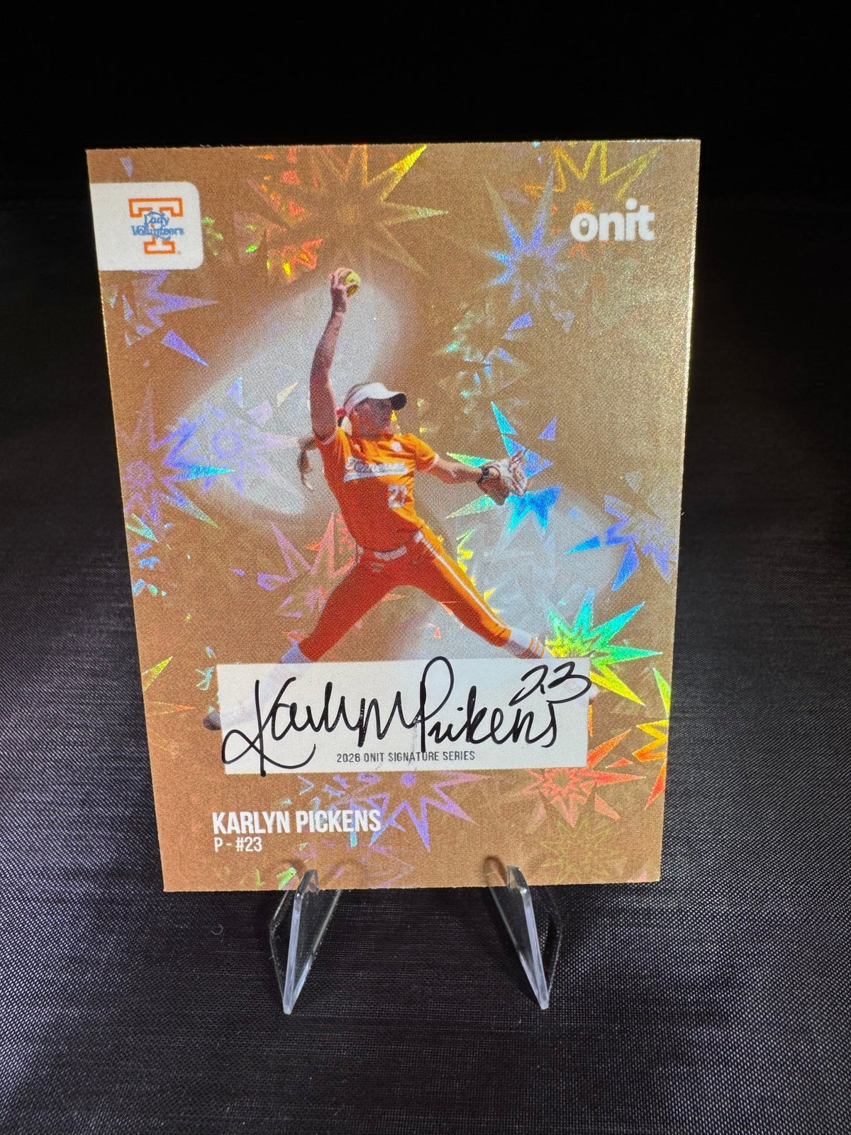 Karlyn Pickens ONIT Signed Card - The Volunteer Club