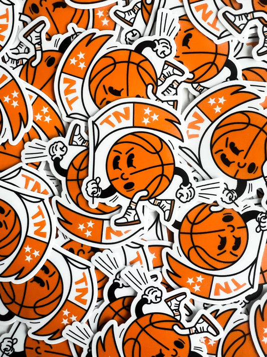 Mr. Basketball Sticker - The Volunteer Club