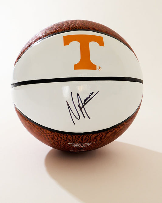 Nate Ament Autographed Basketball - The Volunteer Club